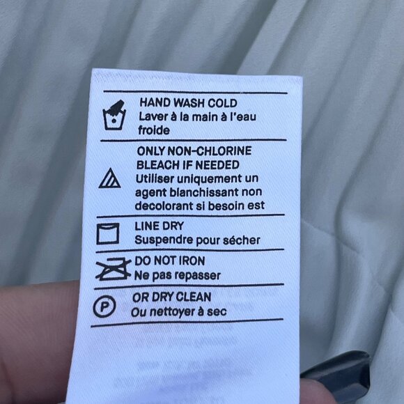 Vince Crushed Double V Neck Pleated Top in Blue Size XS - Picture 6 of 9